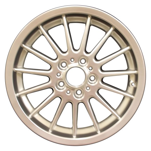 Perfection Wheel® - 17 x 7.5 15 I-Spoke Hyper Bright Mirror Silver Full Face Alloy Factory Wheel (Refinished)