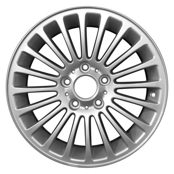 Perfection Wheel® - 17 x 7 20 I-Spoke Bright Fine Metallic Silver Full Face Alloy Factory Wheel (Refinished)