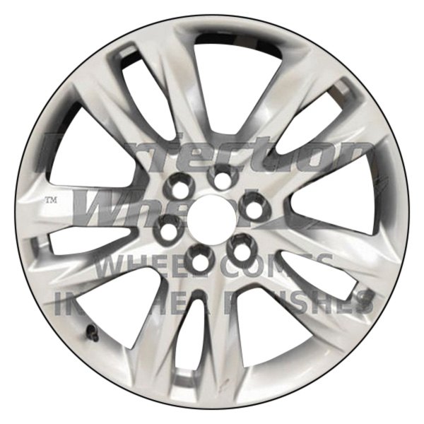 Perfection Wheel® - 20 x 8 10-Spoke Bright Silver Full Face Alloy Factory Wheel (Refinished)