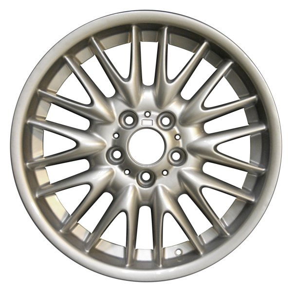 Perfection Wheel® - 18 x 8 10 V-Spoke Bright Fine Metallic Silver Full Face Alloy Factory Wheel (Refinished)