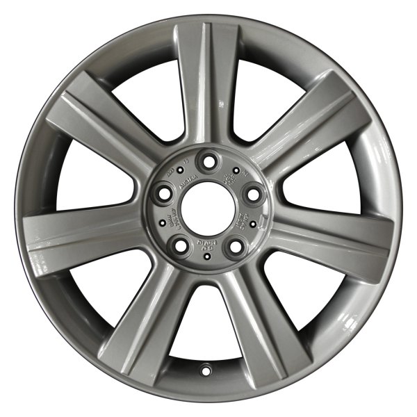 Perfection Wheel® - 17 x 8 7 I-Spoke Bright Fine Metallic Silver Full Face Alloy Factory Wheel (Refinished)