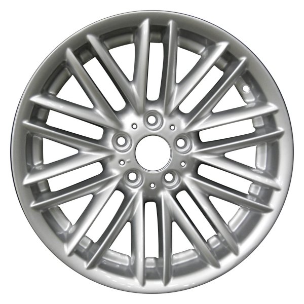 Perfection Wheel® - 18 x 8 10 V-Spoke Bright Fine Silver Full Face Alloy Factory Wheel (Refinished)