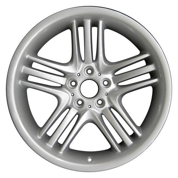 Perfection Wheel® - 19 x 10 Triple 5-Spoke Bright Fine Silver Full Face Alloy Factory Wheel (Refinished)
