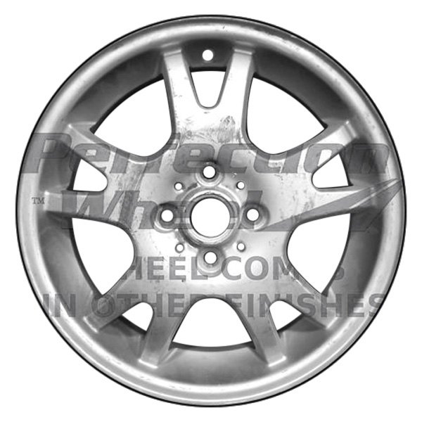 Perfection Wheel® - 16 x 5.5 Double 5-Spoke Fine Bright Silver Full Face Alloy Factory Wheel (Refinished)