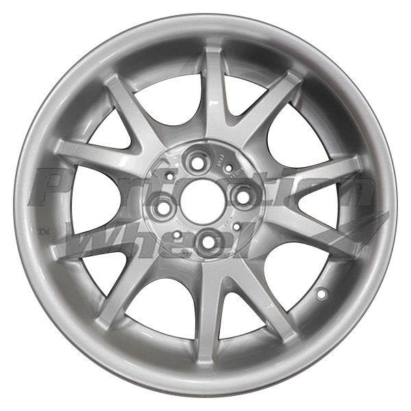 Perfection Wheel® - 16 x 6.5 10 I-Spoke Bright Fine Metallic Silver Full Face Alloy Factory Wheel (Refinished)