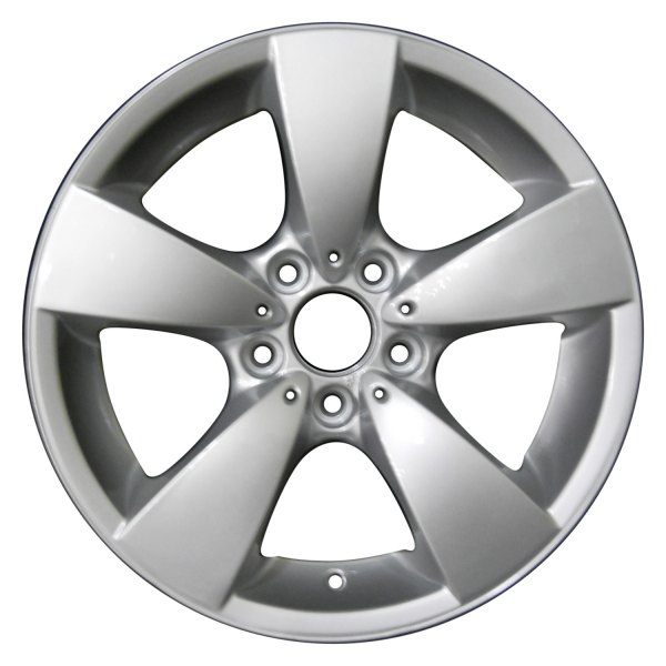 Perfection Wheel® - 17 x 7.5 5-Spoke Bright Fine Silver Full Face Alloy Factory Wheel (Refinished)