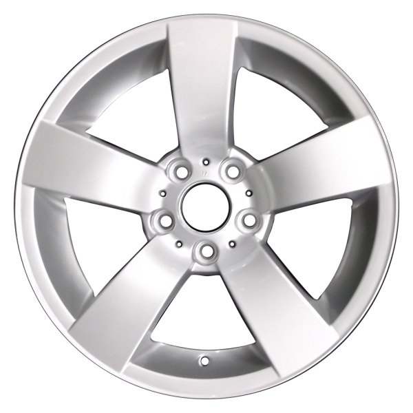 Perfection Wheel® - 17 x 8 5-Spoke Bright Fine Silver Full Face Alloy Factory Wheel (Refinished)