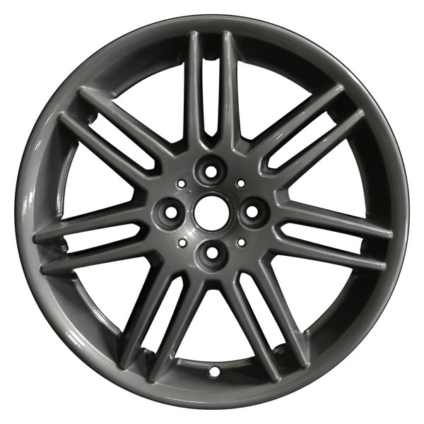 Perfection Wheel® - 17 x 7 7 Double I-Spoke Dark Metallic Charcoal Full Face Alloy Factory Wheel (Refinished)