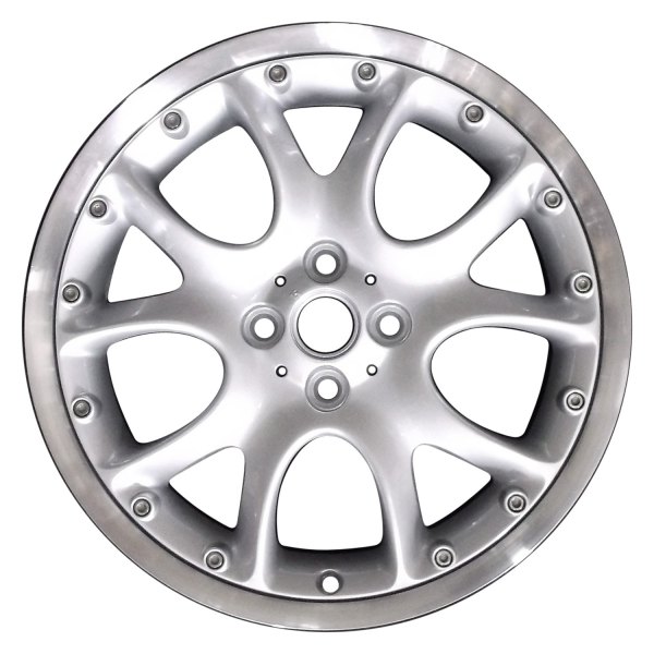Perfection Wheel® - 17 x 7 5 Y-Spoke Bright Fine Silver Flange Cut Alloy Factory Wheel (Refinished)