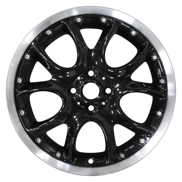 Perfection Wheel® - 17 x 7 5 Y-Spoke Black Flange Cut Alloy Factory Wheel (Refinished)