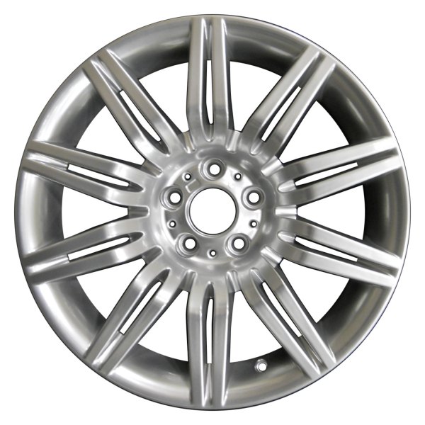 Perfection Wheel® - 19 x 8.5 10 Double I-Spoke Hyper Bright Mirror Silver Full Face Alloy Factory Wheel (Refinished)