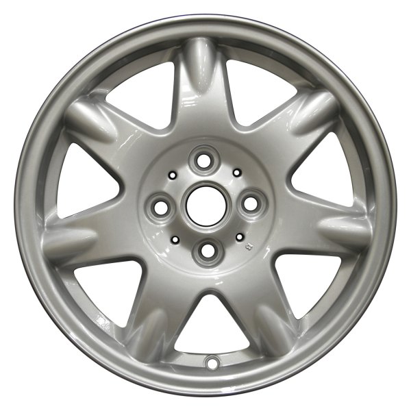 Perfection Wheel® - 15 x 5.5 7 I-Spoke Bright Fine Metallic Silver Full Face Alloy Factory Wheel (Refinished)