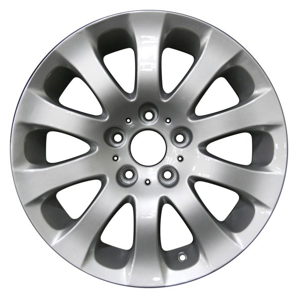 Perfection Wheel® - 17 x 8 10 I-Spoke Bright Medium Silver Full Face Alloy Factory Wheel (Refinished)