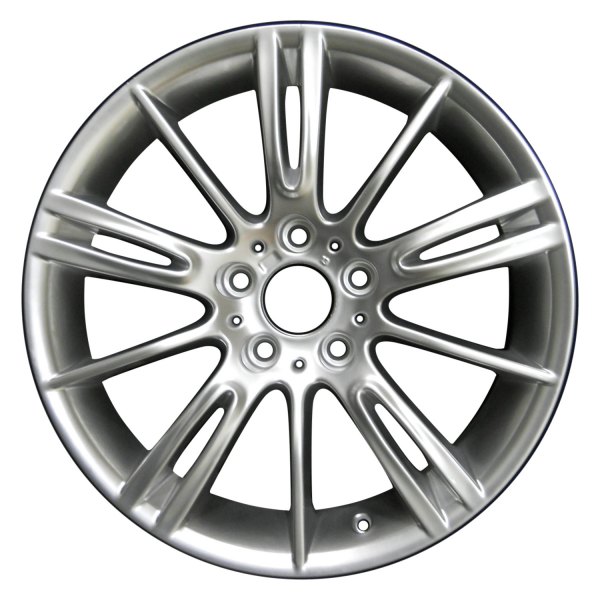 Perfection Wheel® - 18 x 8 15 Alternating-Spoke Hyper Bright Mirror Silver Full Face Alloy Factory Wheel (Refinished)