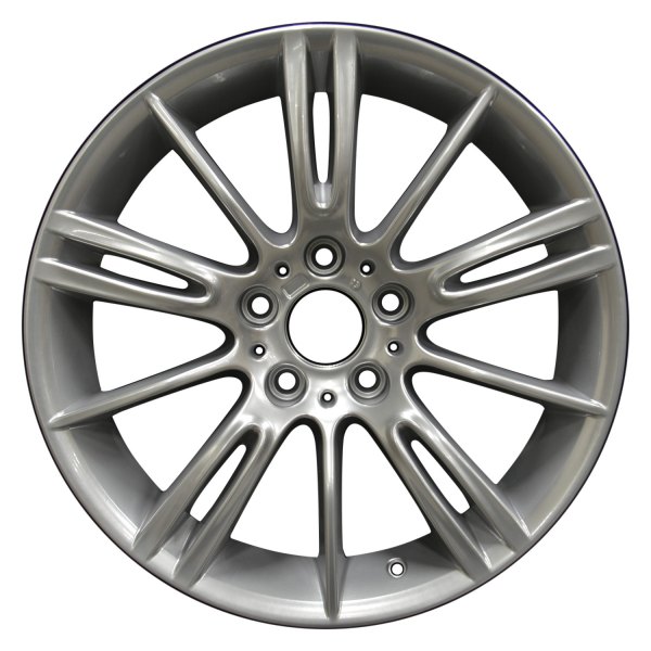 Perfection Wheel® - 18 x 8.5 5 Alternating-Spoke Hyper Bright Mirror Silver Full Face Alloy Factory Wheel (Refinished)