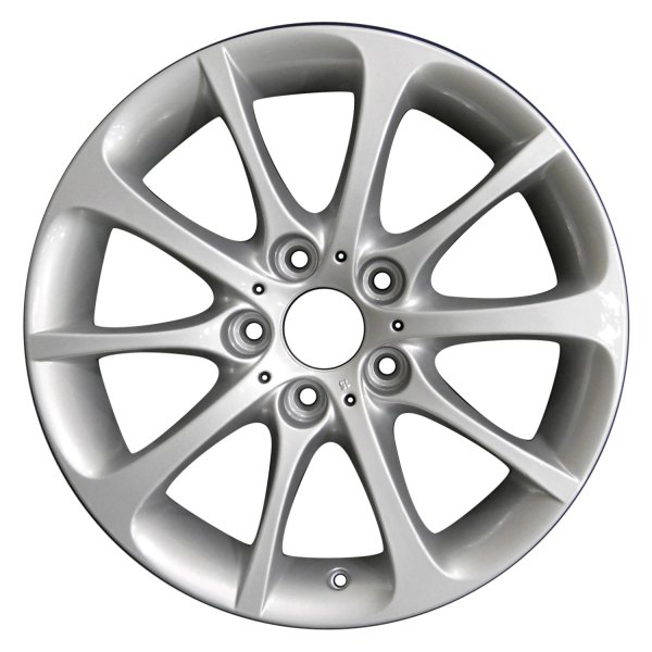 Perfection Wheel® - 17 x 8 10 Alternating-Spoke Medium Sparkle Silver Full Face Alloy Factory Wheel (Refinished)