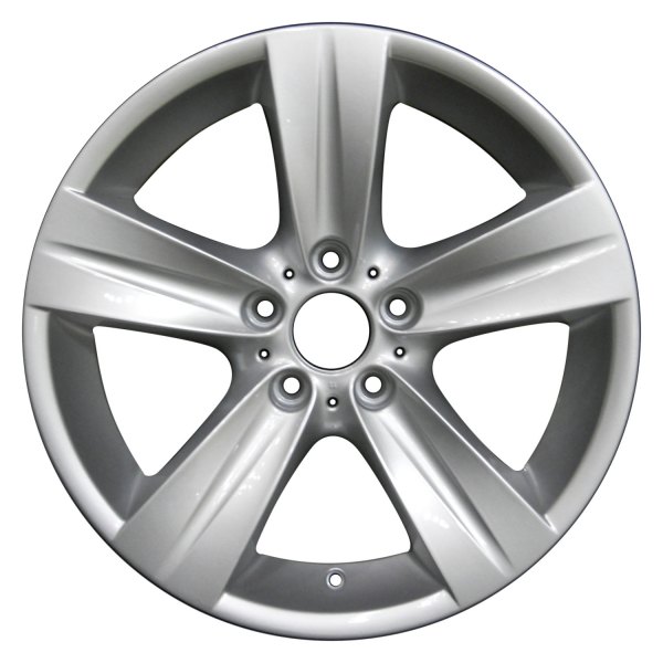 Perfection Wheel® - 18 x 8 5-Spoke Bright Medium Silver Full Face Alloy Factory Wheel (Refinished)