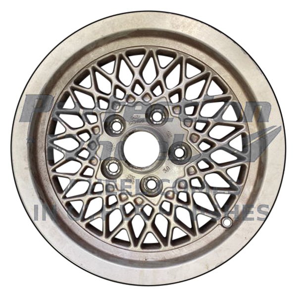 Perfection Wheel® - 15 x 6.5 40 Spider-Spoke Fine Metallic Silver Full Face Alloy Factory Wheel (Refinished)