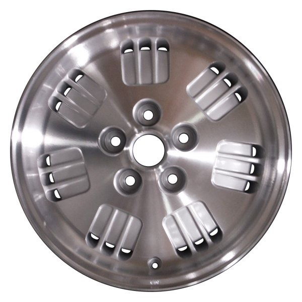 Perfection Wheel® - 16 x 7 21-Slot Fine Metallic Silver Machined Alloy Factory Wheel (Refinished)