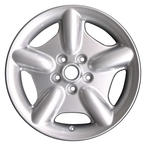Perfection Wheel® - 17 x 8 5-Slot Medium Sparkle Silver Full Face Alloy Factory Wheel (Refinished)
