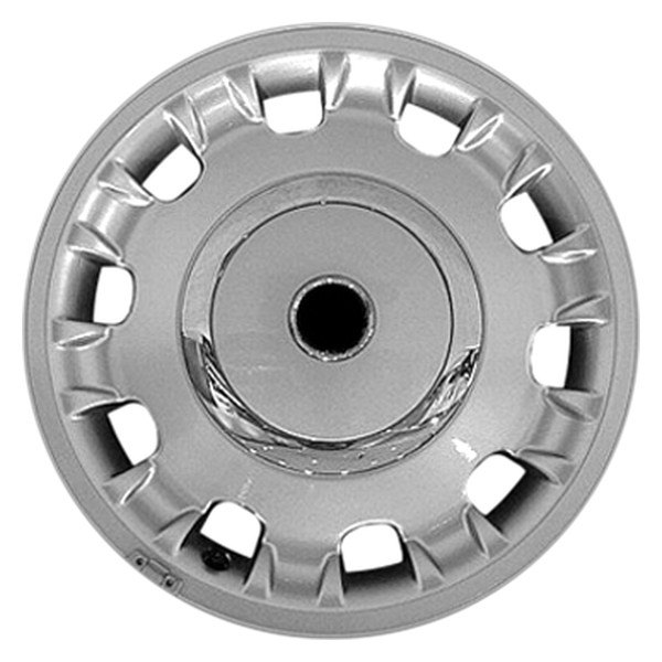 Perfection Wheel® - 16 x 7 10-Slot Bright Fine Metallic Silver Full Face Alloy Factory Wheel (Refinished)