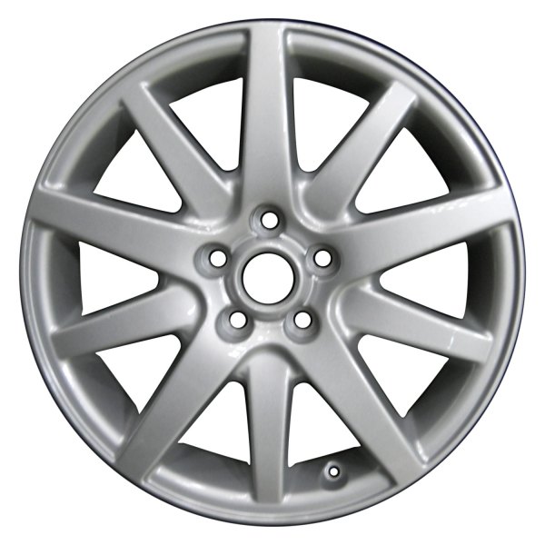 Perfection Wheel® - 17 x 7.5 10 I-Spoke Bright Medium Sparkle Silver Full Face Alloy Factory Wheel (Refinished)