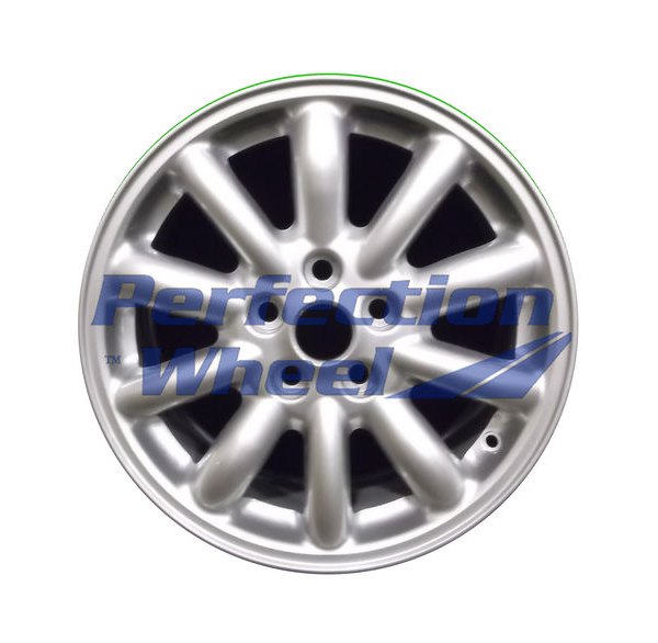 Perfection Wheel® - 16 x 7.5 10 I-Spoke Bright Metallic Silver Full Face Alloy Factory Wheel (Refinished)