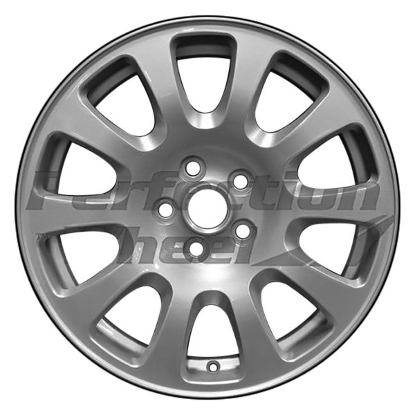 Perfection Wheel® - 17 x 7.5 10 I-Spoke Sparkle Silver Alloy Factory Wheel (Refinished)