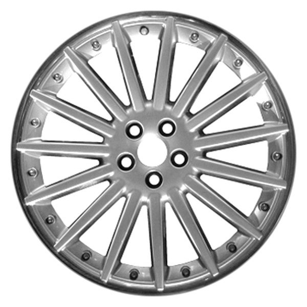 Perfection Wheel® - 20 x 9 15 I-Spoke Hyper Bright Mirror Silver Flange Cut Alloy Factory Wheel (Refinished)