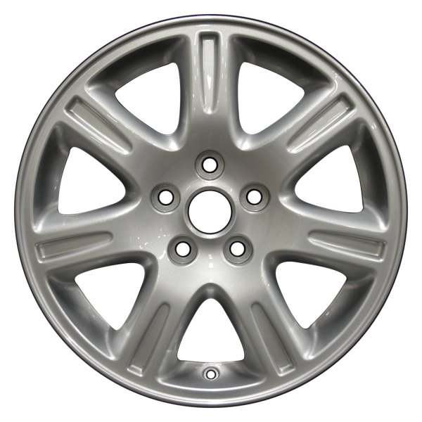 Perfection Wheel® - 16 x 7.5 7 I-Spoke Sparkle Silver Full Face Alloy Factory Wheel (Refinished)