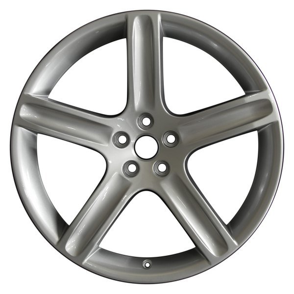 Perfection Wheel® - 20 x 9 5-Spoke Fine Bright Silver Full Face Alloy Factory Wheel (Refinished)
