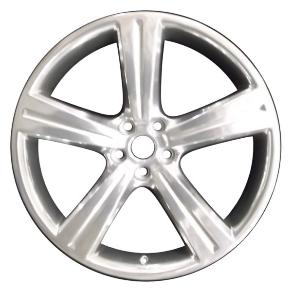 Perfection Wheel® - 20 x 8.5 5-Spoke Hyper Bright Mirror Silver Full Face Alloy Factory Wheel (Refinished)