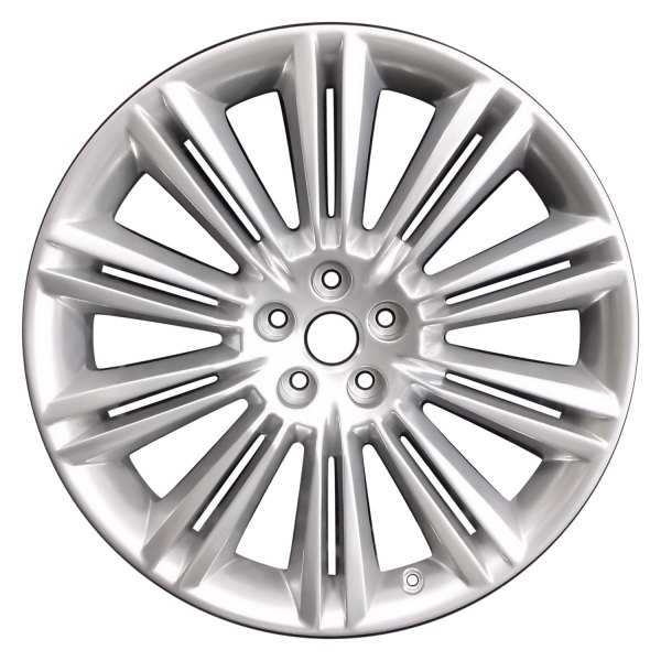 Perfection Wheel® - 20 x 9 10 Double I-Spoke Hyper Bright Mirror Silver Full Face Alloy Factory Wheel (Refinished)
