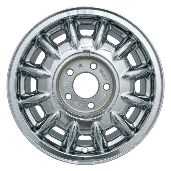Perfection Wheel® - 15 x 7 12-Slot Sparkle Silver Full Face Alloy Factory Wheel (Refinished)