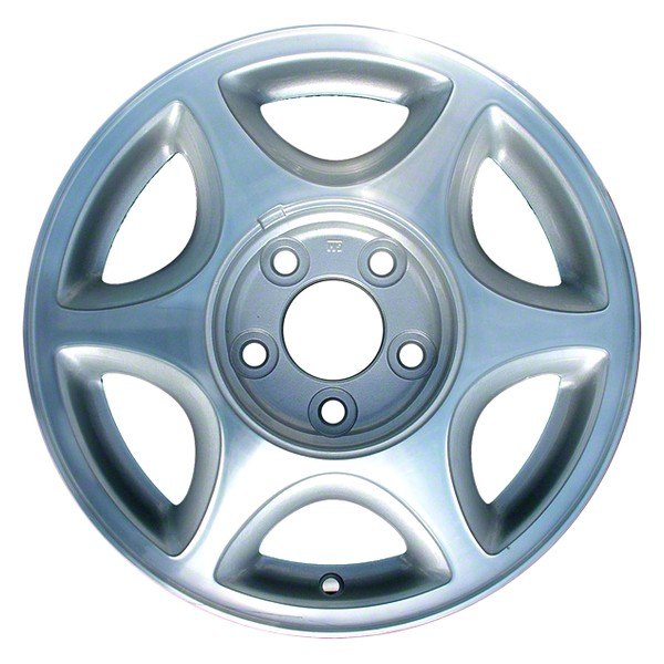 Perfection Wheel® - 15 x 6 6-Slot Fine Metallic Silver Machined Alloy Factory Wheel (Refinished)