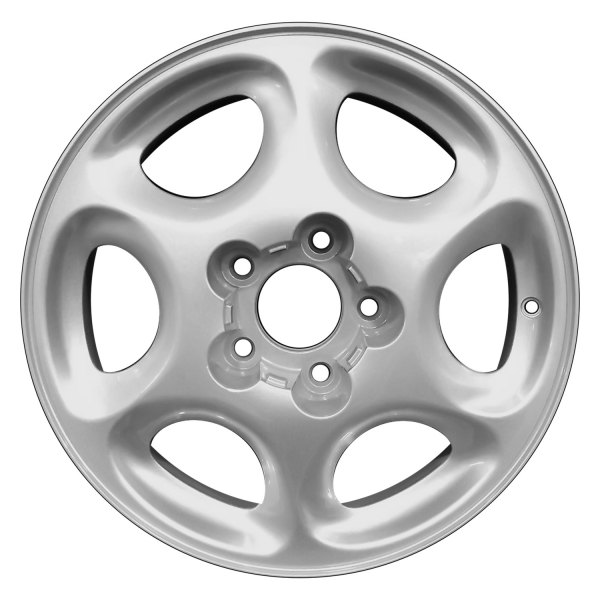 Perfection Wheel® - 16 x 6.5 6-Slot Sparkle Silver Full Face Alloy Factory Wheel (Refinished)