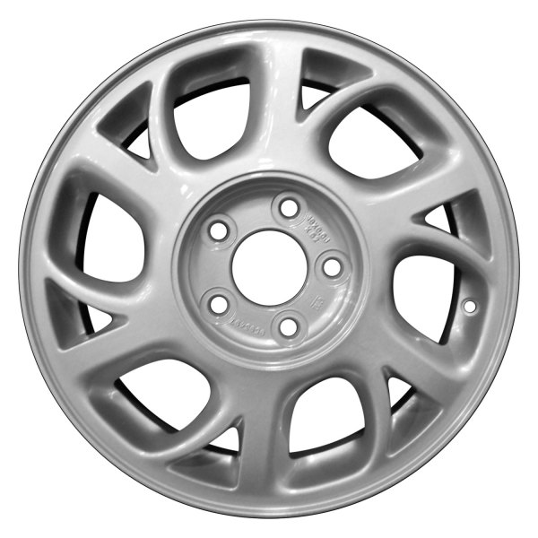 Perfection Wheel® - 16 x 6.5 12 Spiral-Spoke Medium Sparkle Silver Full Face Alloy Factory Wheel (Refinished)