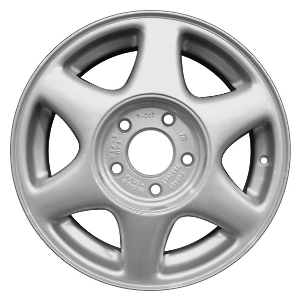 Perfection Wheel® - 15 x 6 6 I-Spoke Sparkle Silver Full Face Alloy Factory Wheel (Refinished)