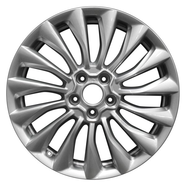 Perfection Wheel® - 18 x 7 15 Turbine-Spoke Medium Sparkle Silver Full Face Alloy Factory Wheel (Refinished)