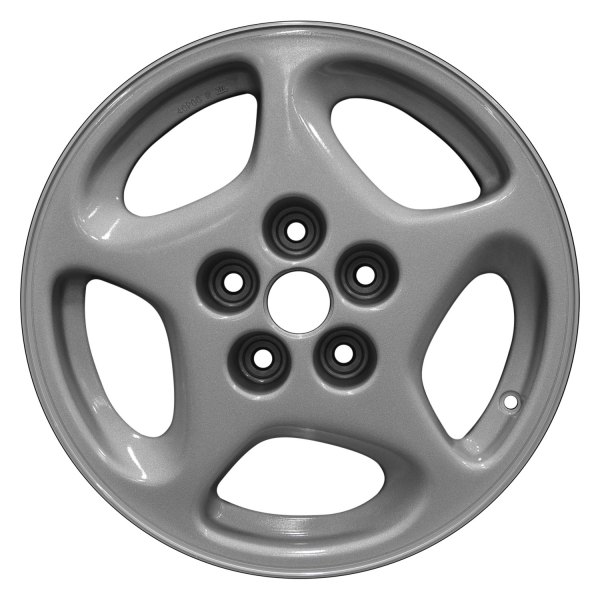Perfection Wheel® - 16 x 7.5 5-Spoke Bright Medium Silver Machine Before Painting Alloy Factory Wheel (Refinished)