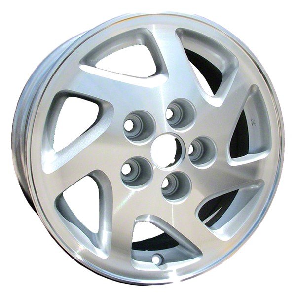 Perfection Wheel® - 15 x 6.5 7 Spiral-Spoke Medium Sparkle Silver Full Face Alloy Factory Wheel (Refinished)