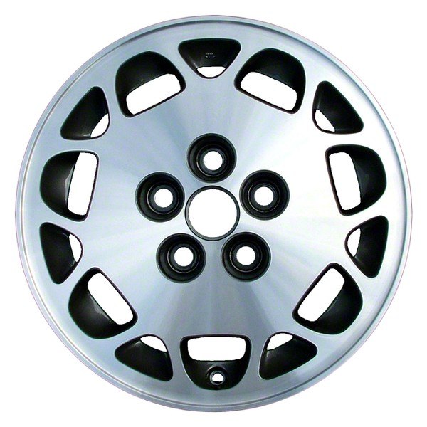 Perfection Wheel® - 15 x 6.5 14-Slot Medium Metallic Charcoal Machined Alloy Factory Wheel (Refinished)