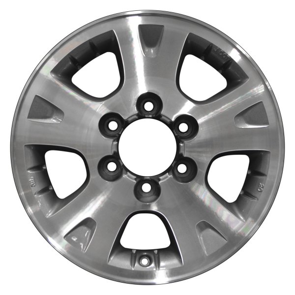 Perfection Wheel® - 16 x 7 5-Spoke Light Charcoal Machined Alloy Factory Wheel (Refinished)