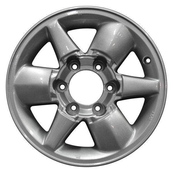 Perfection Wheel® - 16 x 7 6 Alternating-Spoke Medium Sparkle Silver Full Face Alloy Factory Wheel (Refinished)
