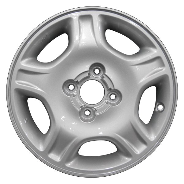 Perfection Wheel® - 16 x 6 5-Slot Bright Sparkle Silver Full Face Alloy Factory Wheel (Refinished)