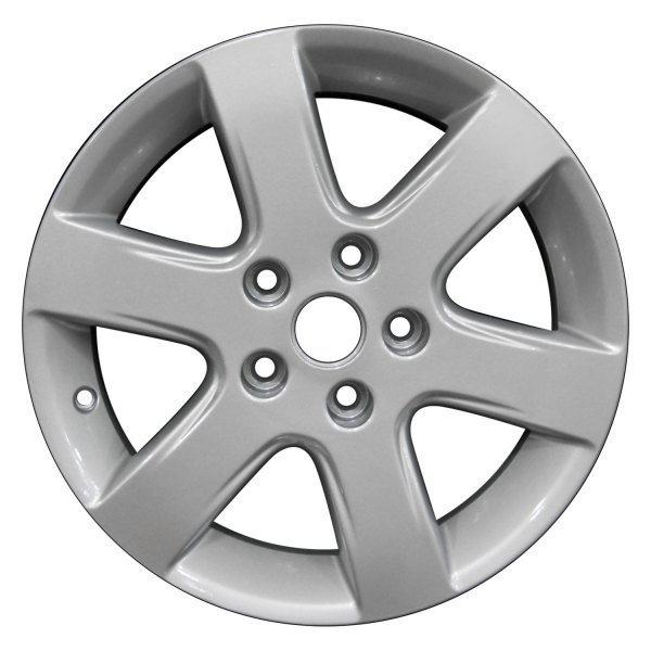 Perfection Wheel® - 16 x 6.5 6 I-Spoke Fine Metallic Silver Full Face Alloy Factory Wheel (Refinished)