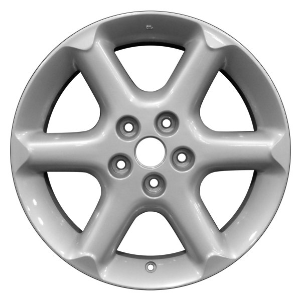 Perfection Wheel® - 17 x 7 6 I-Spoke Bright Fine Silver Full Face Alloy Factory Wheel (Refinished)