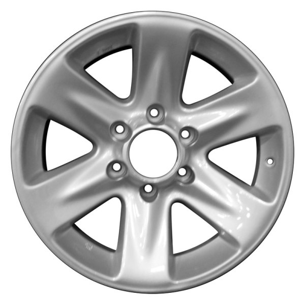 Perfection Wheel® - 17 x 8 6 I-Spoke Bright Fine Silver Full Face Alloy Factory Wheel (Refinished)