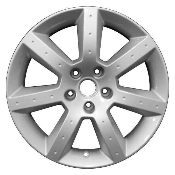 Perfection Wheel® - 17 x 8 7 I-Spoke Bright Fine Silver Full Face Alloy Factory Wheel (Refinished)