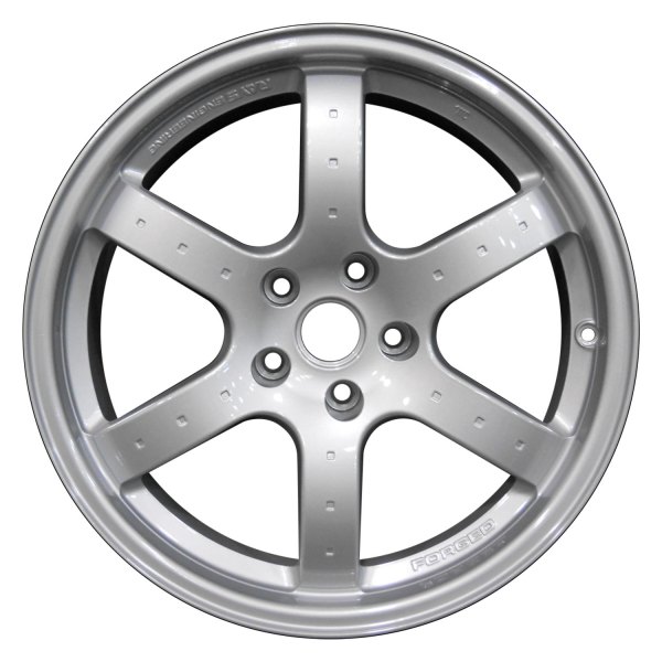Perfection Wheel® - 18 x 8 6 I-Spoke Bright Fine Metallic Silver Full Face Alloy Factory Wheel (Refinished)